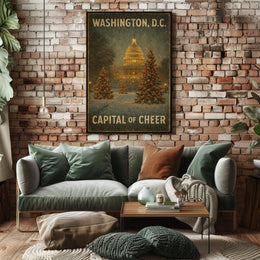 Washington, D.C. Capital Of Cheer Poster