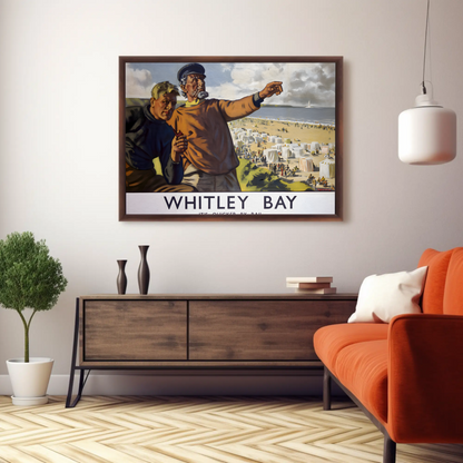 Whitley Bay Seaside Poster