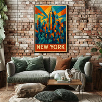 New York Skyline Art Poster