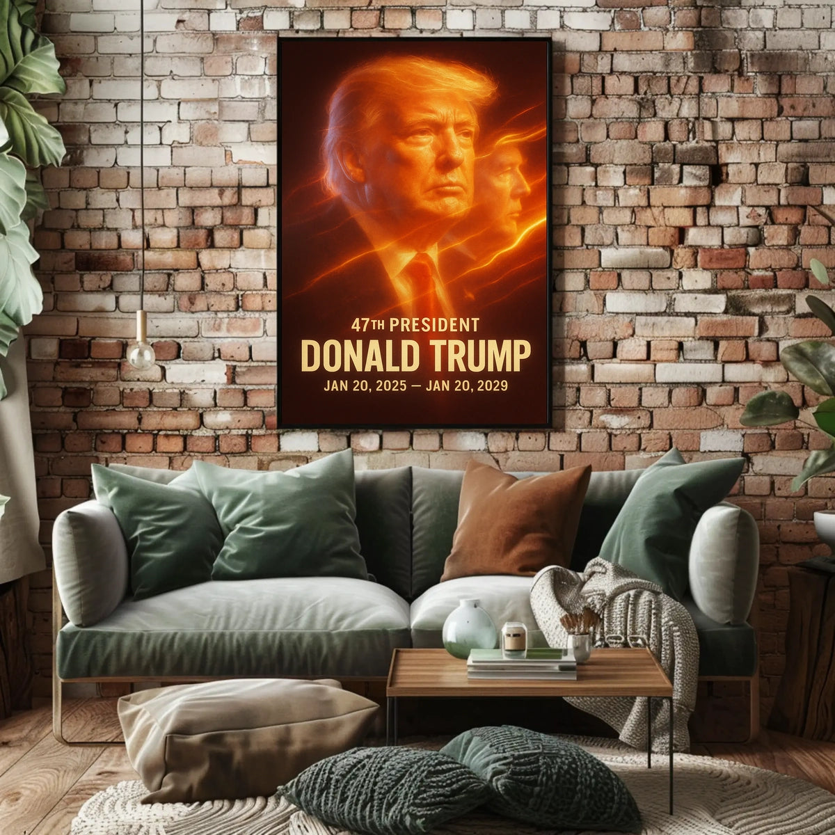 Trump Radiance Patriotic Cinematic Poster