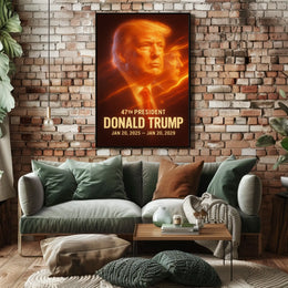 Trump Radiance Patriotic Cinematic Poster