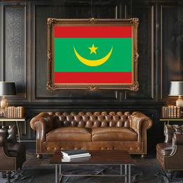 Mauritania Flag Poster