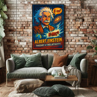 Albert Einstein Theory Of Relativity Poster