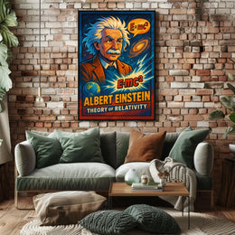 Albert Einstein Theory Of Relativity Poster