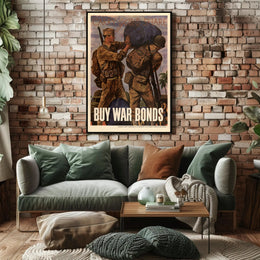 Carry Your Share Buy War Bonds Poster Art Print PosterGoat
