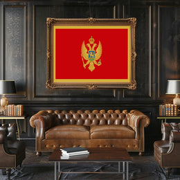 Montenegro Flag Poster