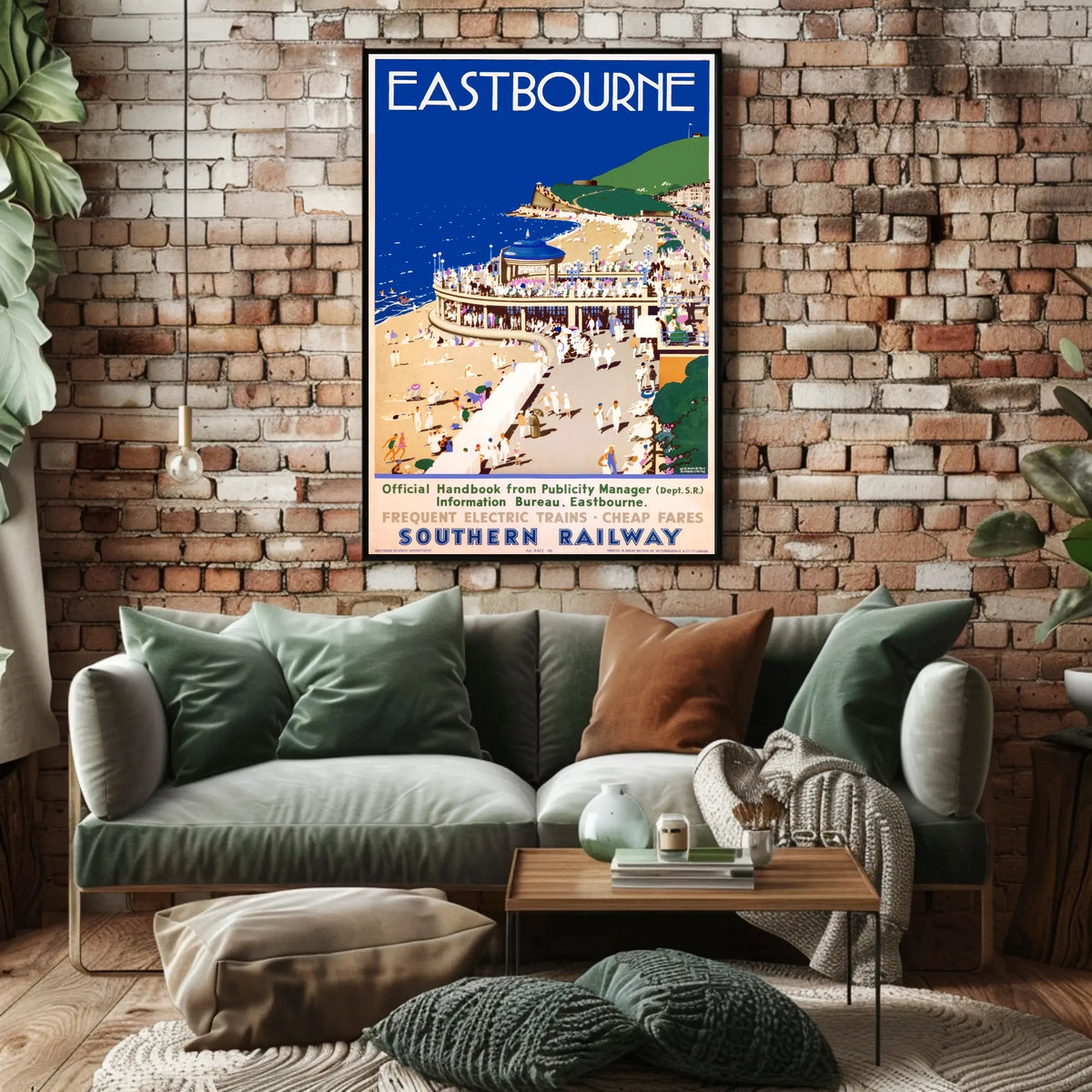 Eastbourne Southern Railway Promotion Poster
