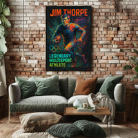 Jim Thorpe Legendary Multisport Athlete Jim Thorpe Poster