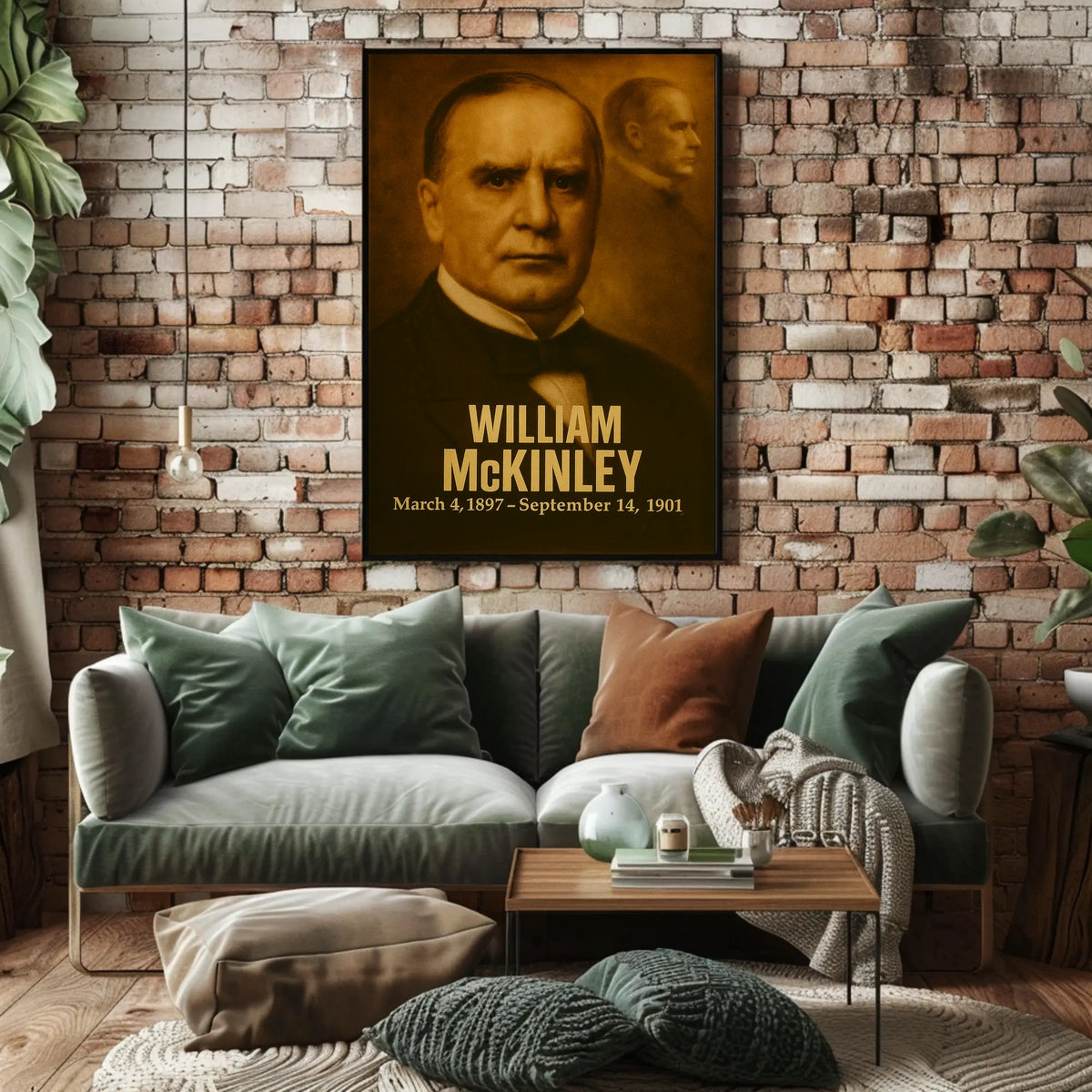 William Mckinley Presidential Era Poster