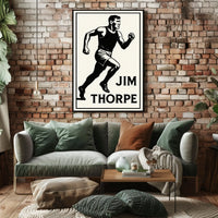 Jim Thorpe Athletic Icon Poster