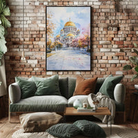 Bulgaria Sofia Alexander Nevsky Cathedral Poster