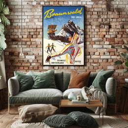 Braunwald Winter Wonderland Poster