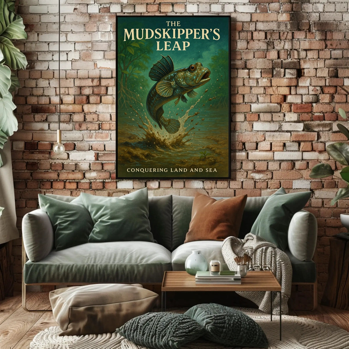 The Mudskippers Leap Poster