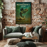 The Mudskippers Leap Poster
