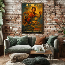 A Legend Beyond the Finish Line Jim Thorpe Poster