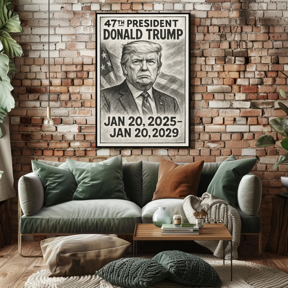Donald Trump 47th President Poster