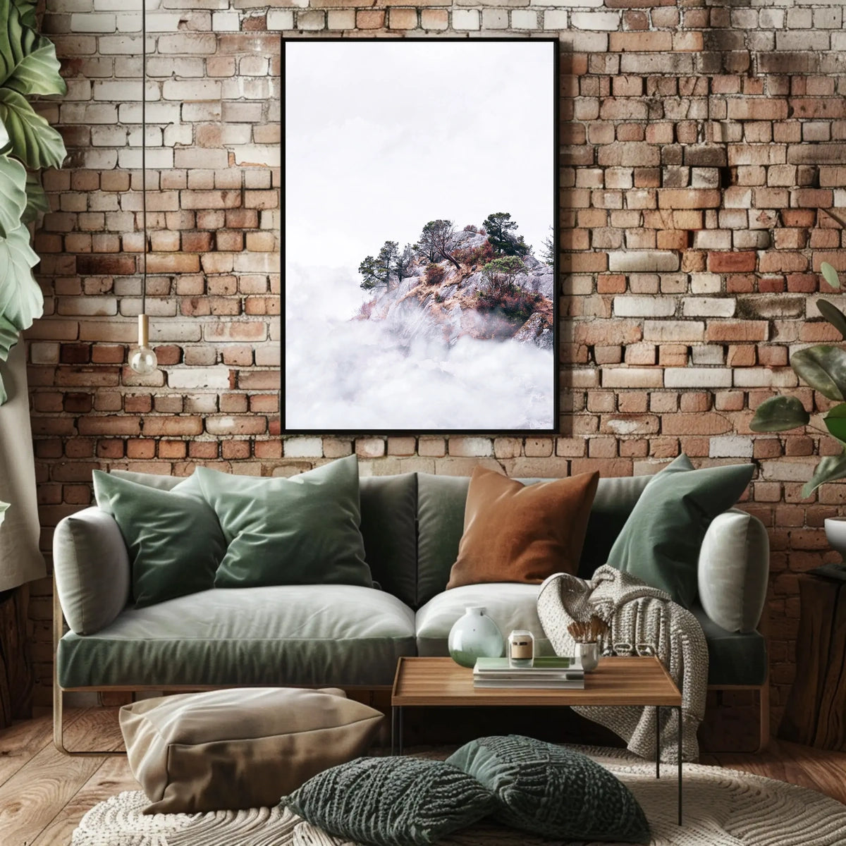 Misty Mountain Serenity Poster