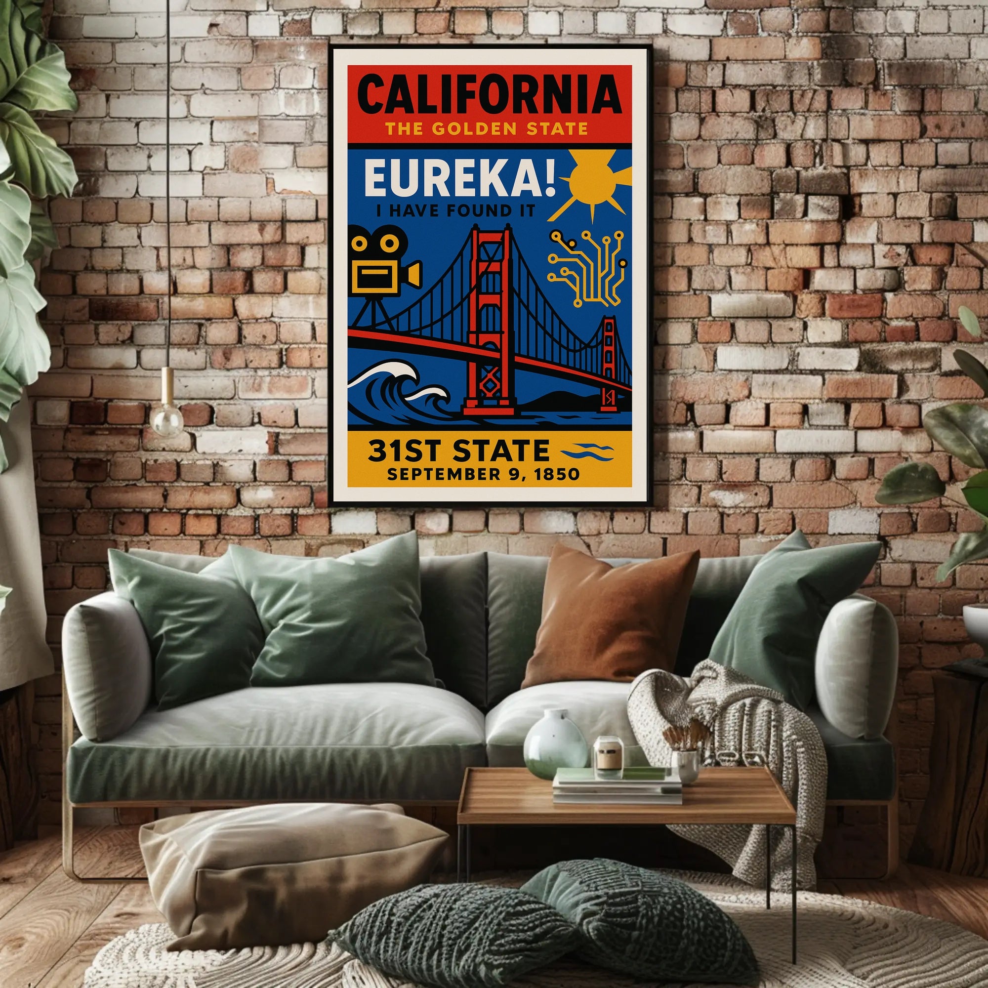 California's Iconic Diversity: Cultural or Heritage Poster