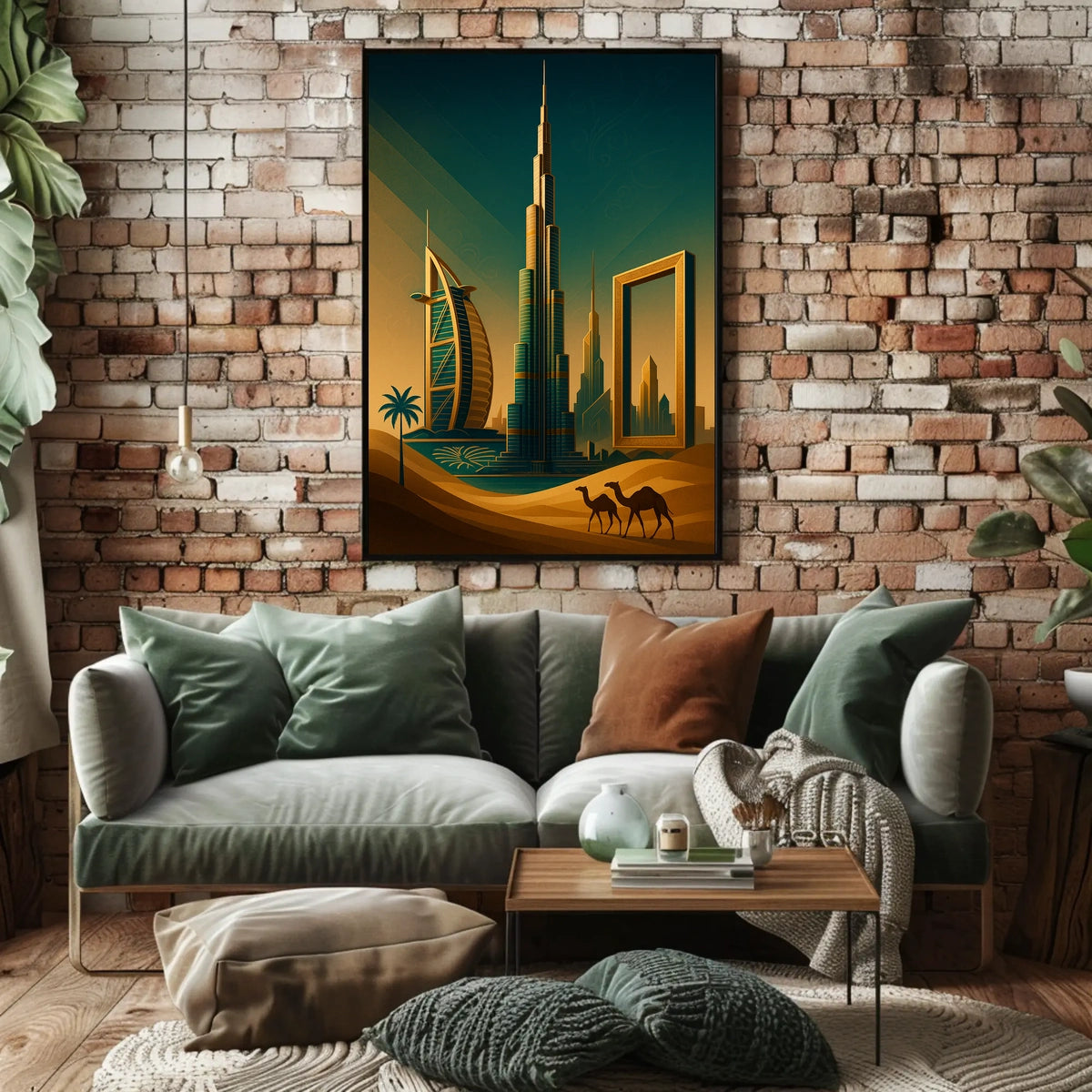 Dubai Skyline Architectural Marvels Poster