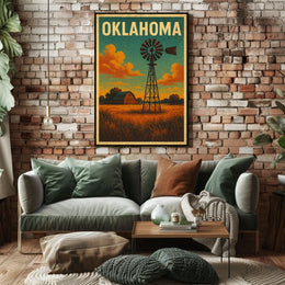 Oklahoma Landscape Poster