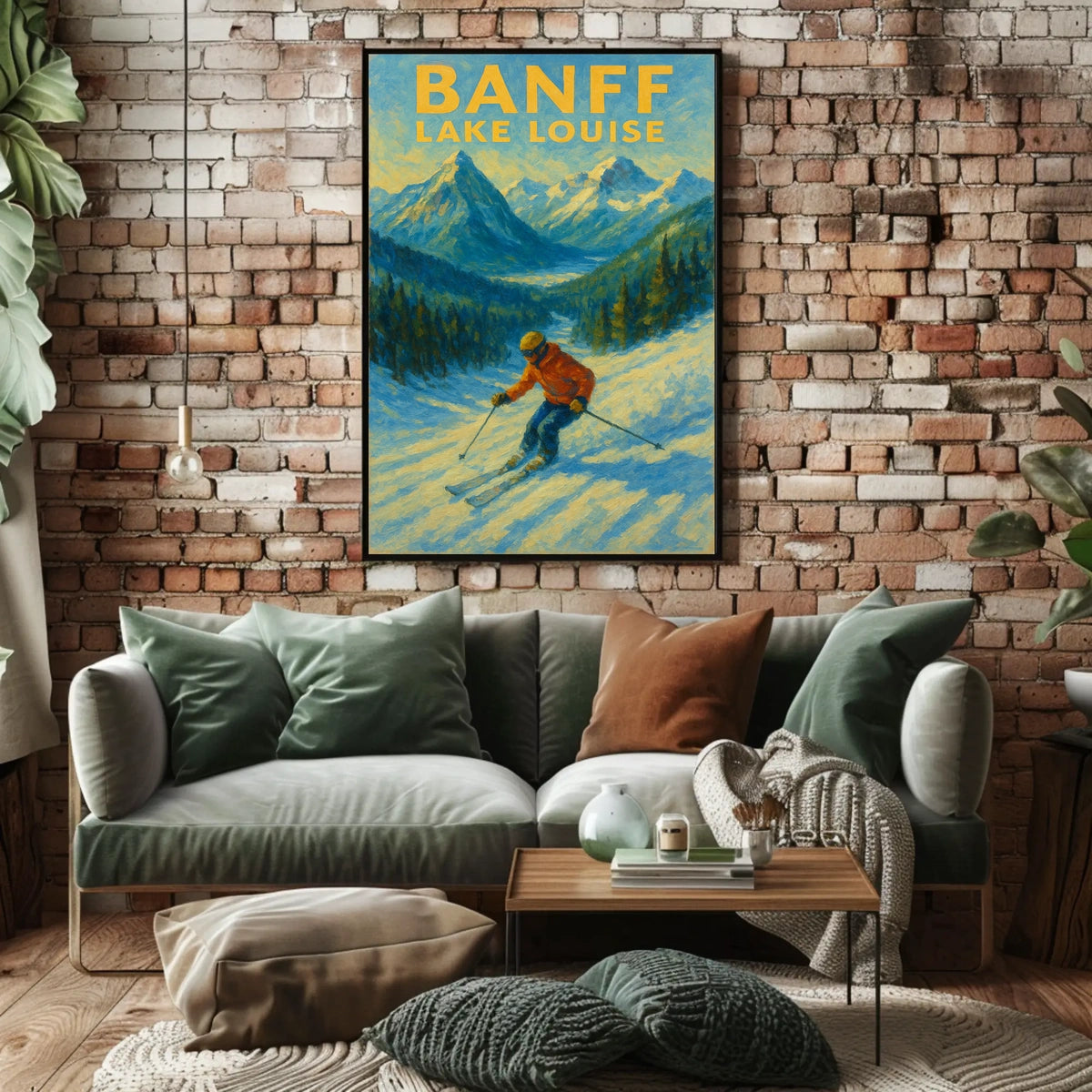 Banff Lake Louise Ski Adventure Poster