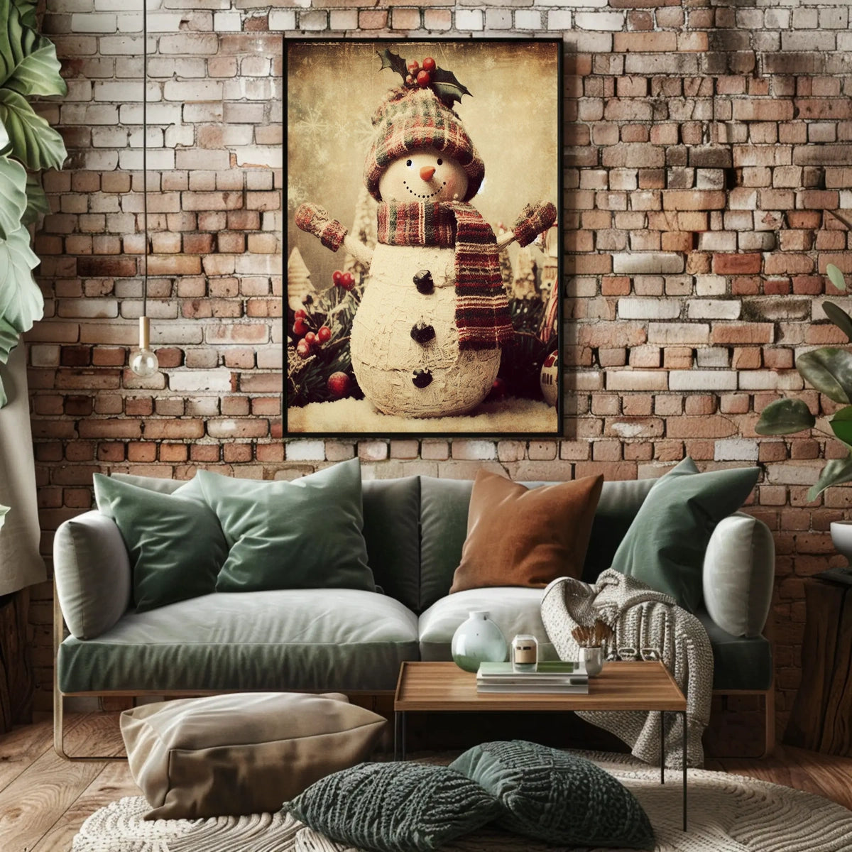 Festive Snowman Delight Poster