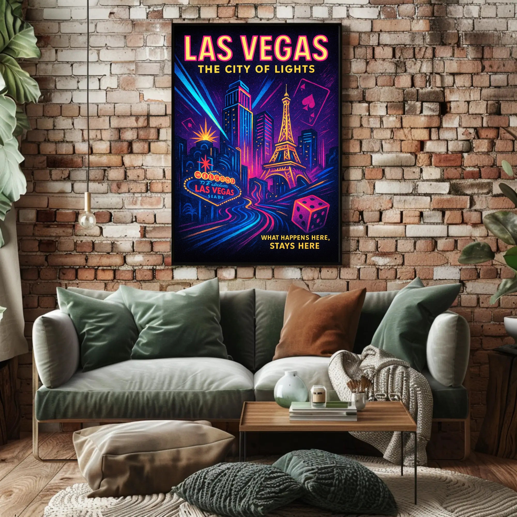 Las Vegas The City of Lights Poster
