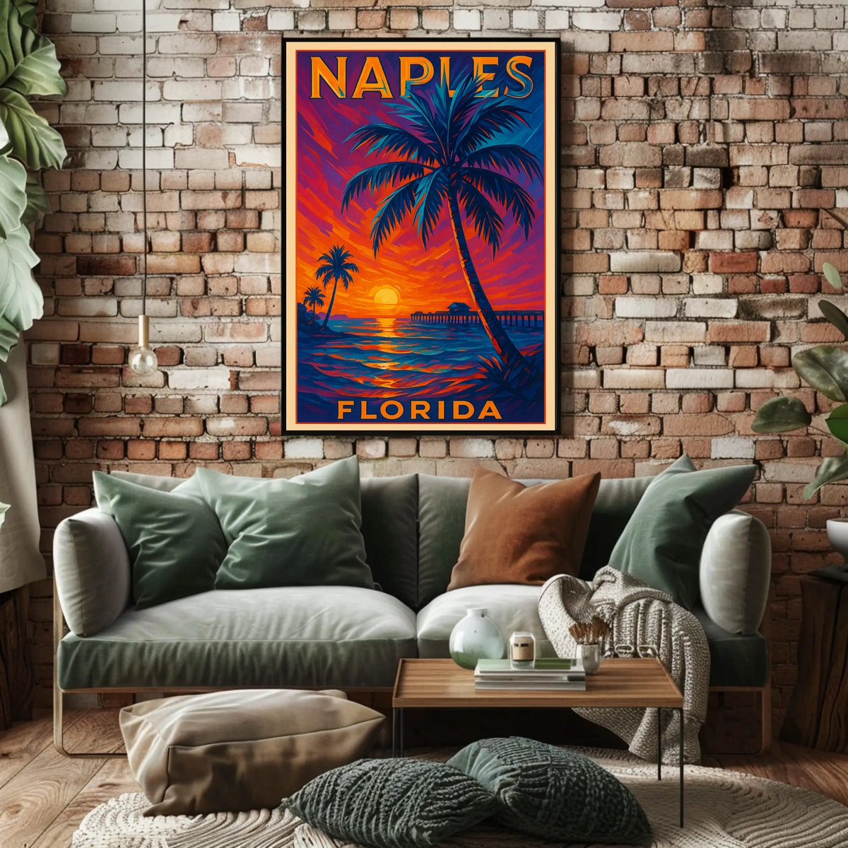 Naples, Florida Sunset Poster