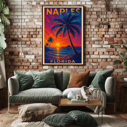 Naples, Florida Sunset Poster