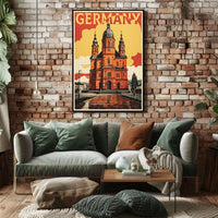 Germany Architectural Poster
