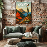 Discover Acadia National Park Poster PosterGoat