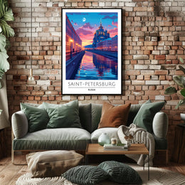 Saint Petersburg Cathedral Poster