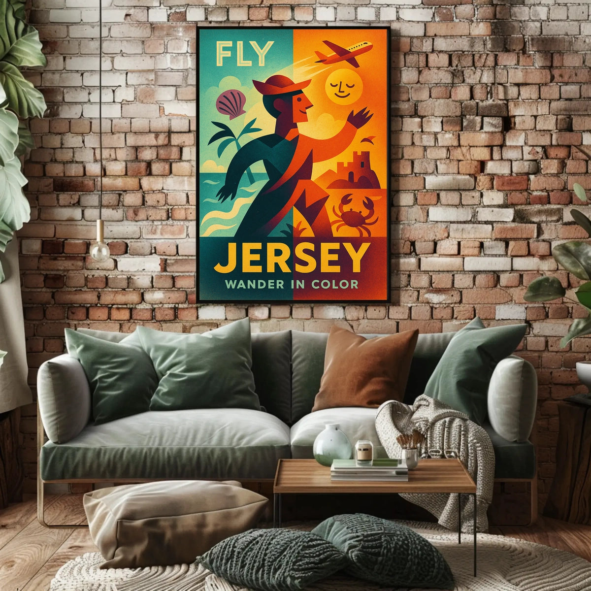 Fly Jersey Wander In Color Poster