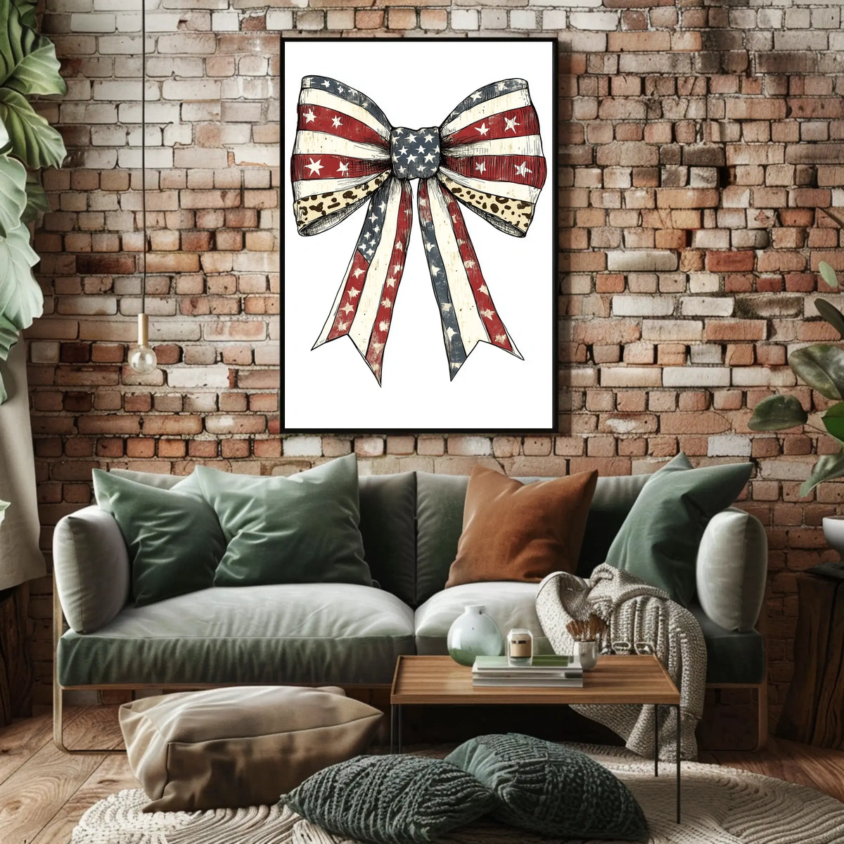 patriotic bow Poster