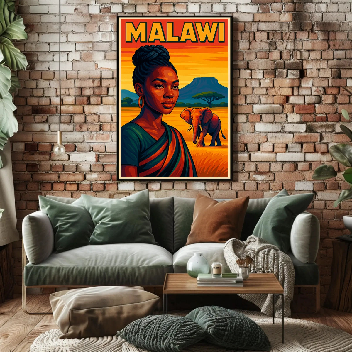 Malawi A Vibrant Portrait Poster