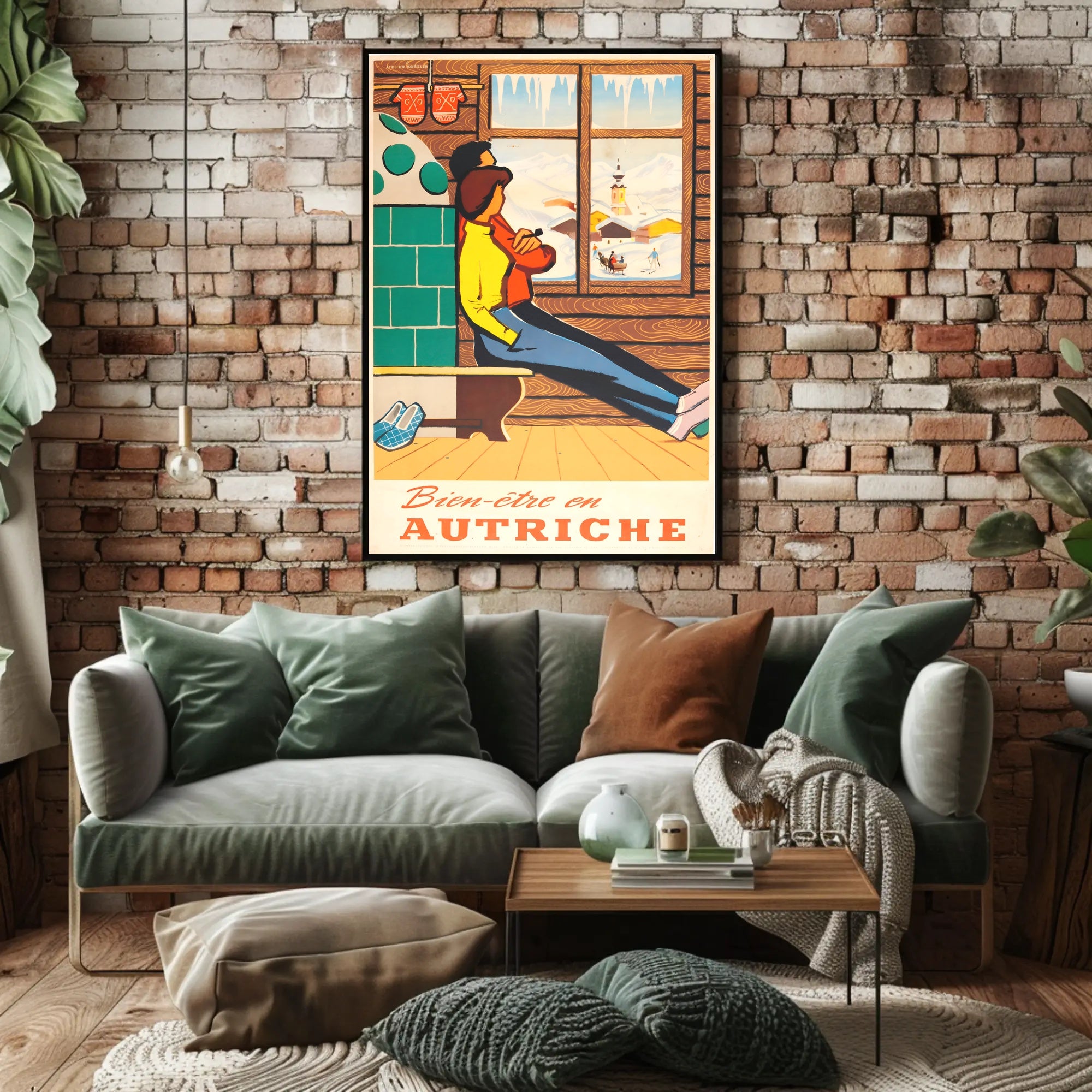 Winter Tranquility in Austria Poster PosterGoat