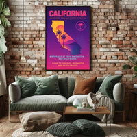 California The Golden State Poster