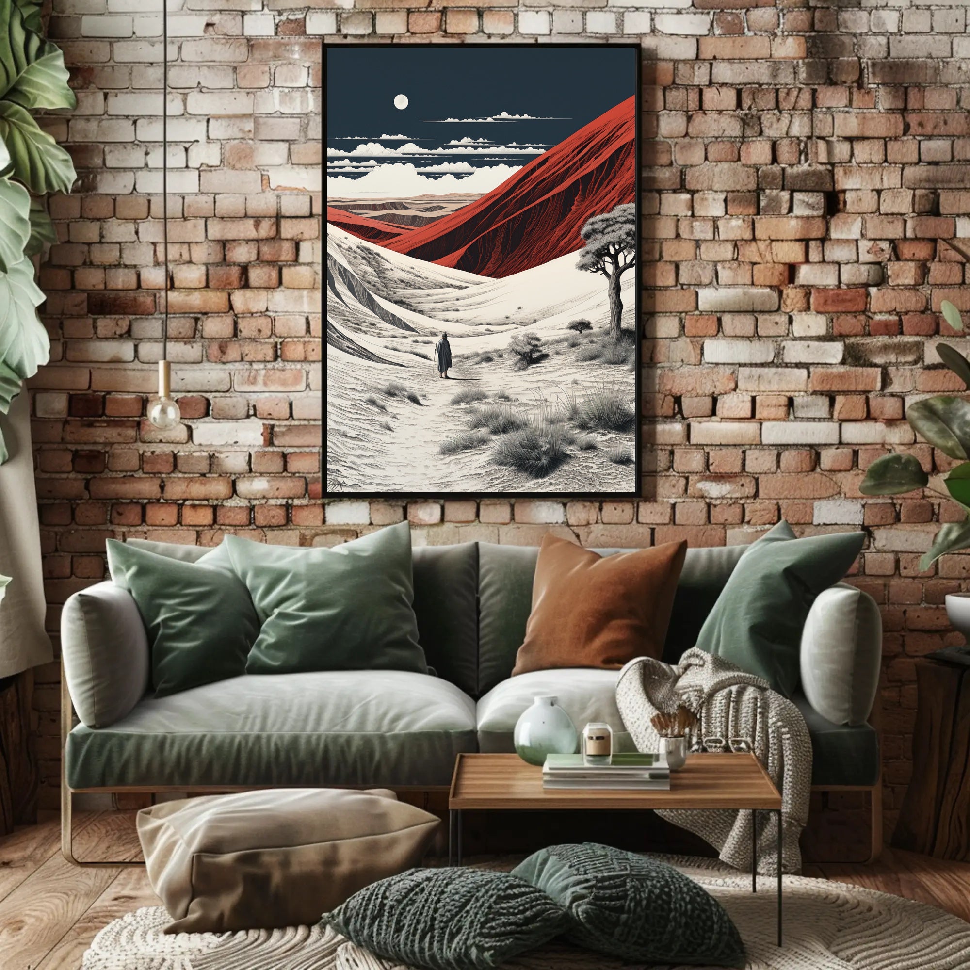 Desert Wanderer Poster