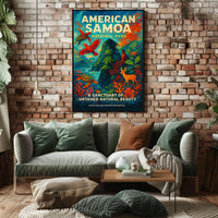 American Samoa Exquisite Nature National Park Poster