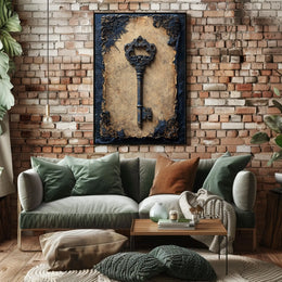 Antique Gothic Key Art Print Poster