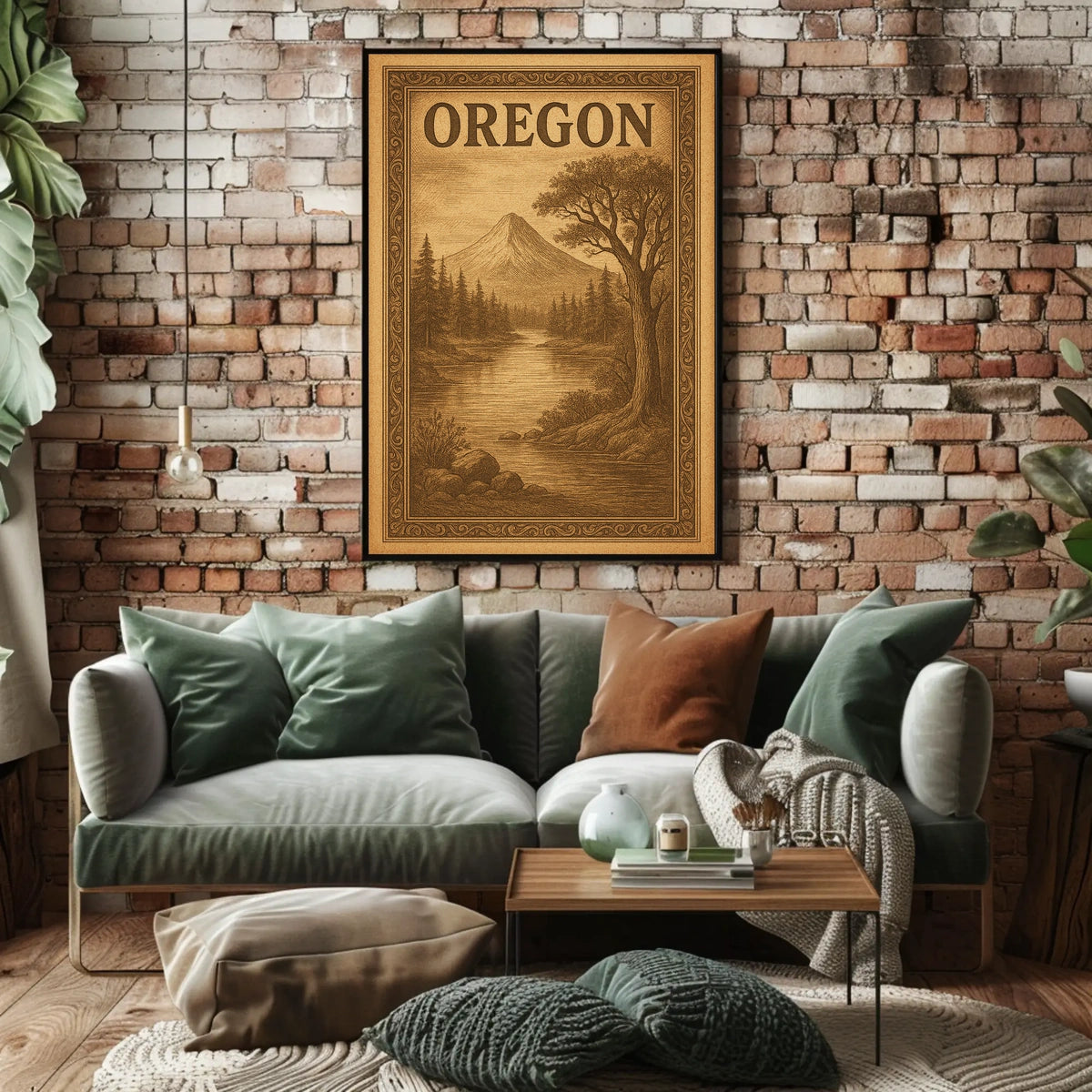 Oregon Scenic Landscape Poster
