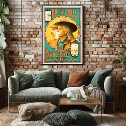 Buffalo Bill's Wild West and Pawnee Bill's Art Print PosterGoat
