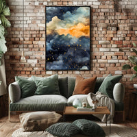 Dreamy Celestial Night Sky: Space or Astronomy Poster