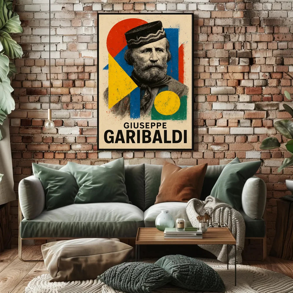 Giuseppe Garibaldi Italian Unification Historical Poster