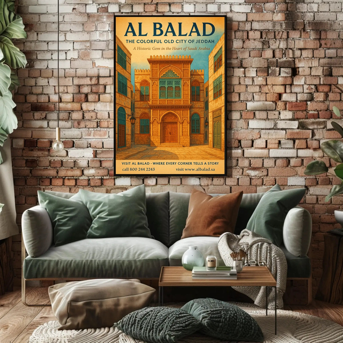 Al Balad The Colorful Old City Of Poster