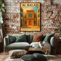 Al Balad The Colorful Old City Of Poster
