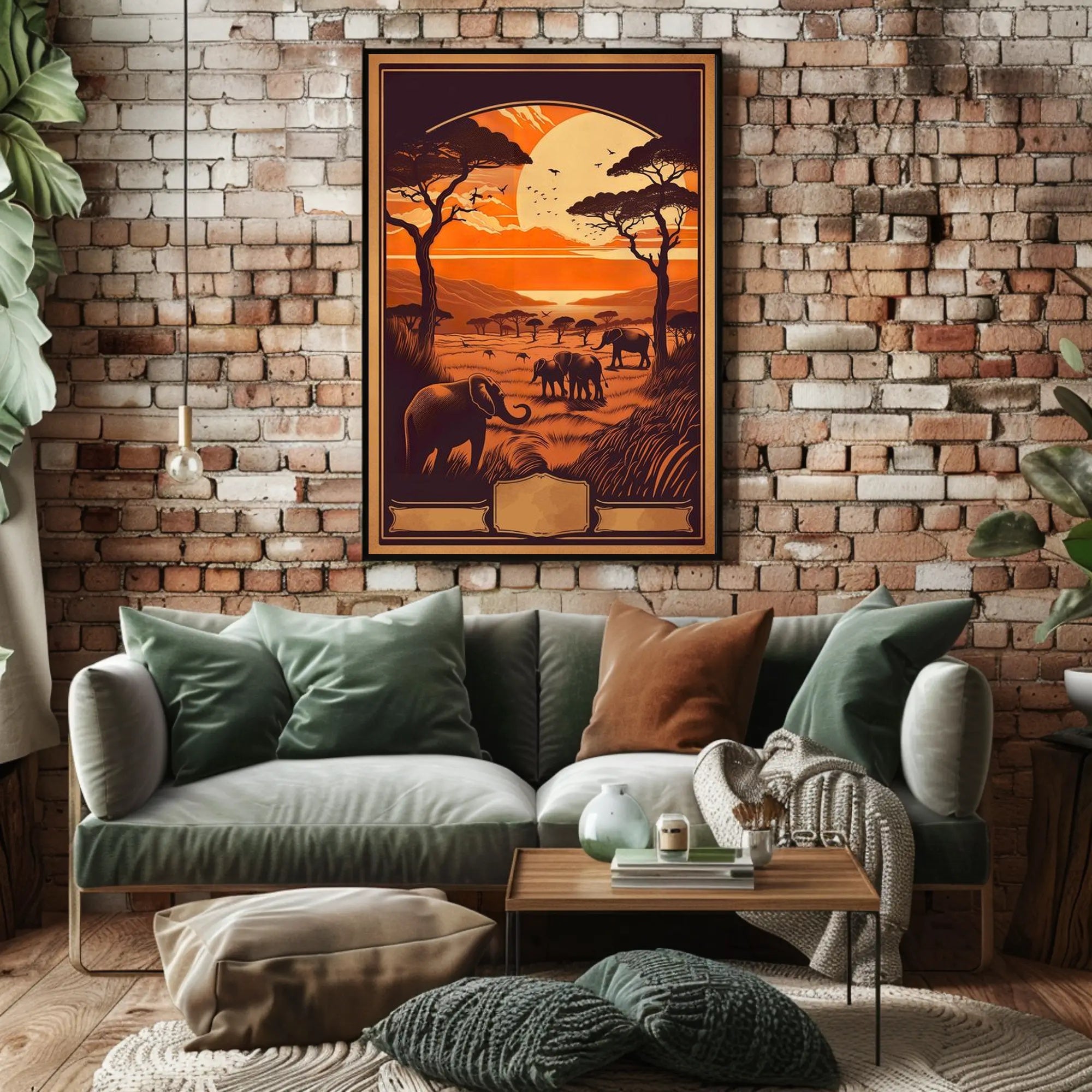 Serengeti Sunset Safari Adventure Poster