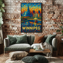 Vibrant Winnipeg Poster