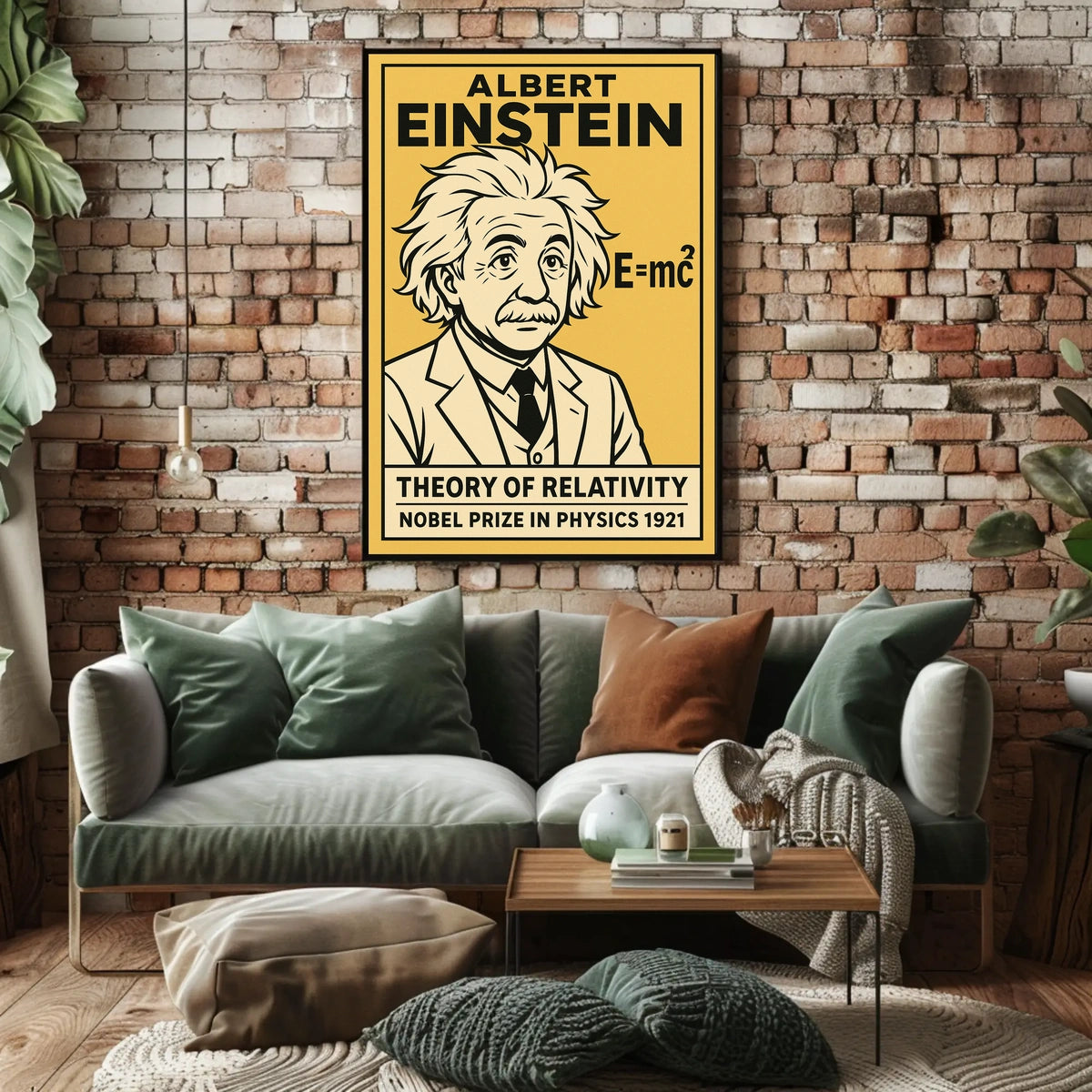 Albert Einstein Theory Of Relativity Poster