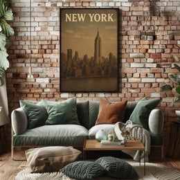 New York Skyline Poster